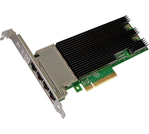Сетевая карта Intel Ethernet Converged Network Adapter X710-T4, retail bulk, 1 year
