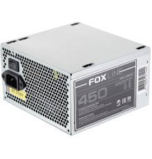 Блок питания 450Вт/ Power Supply Foxline, 450W, ATX, APFC, 120FAN, CPU 4+4  pin, MB 24pin, 5xSATA, 2xPATA, 1xFDD, 1xPCI-E 6pin, 80+