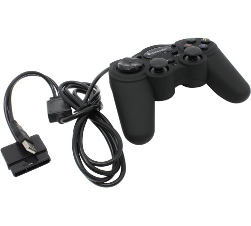 Defender Проводной геймпад Game Racer Turbo RS3 USB-PS2/3, 12 кнопок, 2 стика