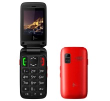 Ezzy Trendy 1 Red, 2.4'' 240х320, 256MHz, 1 Core, 32MB RAM, 32MB, up to 16GB flash, 0,3Mpix, 2 Sim, BT v2.1, Micro-USB, 800mAh, 89g, 100,8 ммx53 ммx19,5 мм