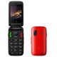 Ezzy Trendy 1 Red, 2.4'' 240х320, 256MHz, 1 Core, 32MB RAM, 32MB, up to 16GB flash, 0,3Mpix, 2 Sim, BT v2.1, Micro-USB, 800mAh, 89g, 100,8 ммx53 ммx19,5 мм