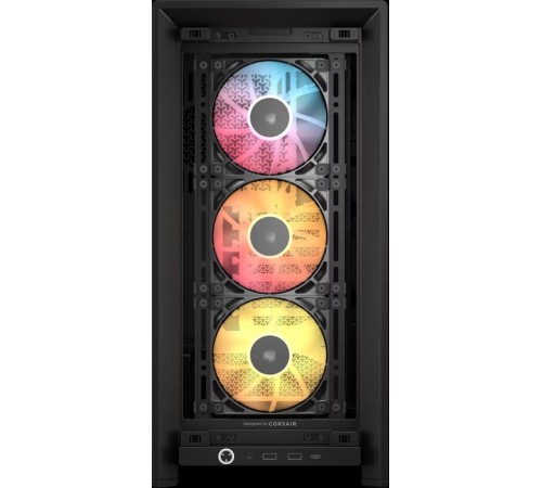Корпус без блока питания/ Case Corsair Frame 4000D RS ARGB, Midi-Tower, TG, 3x120mm ARGB, 2xUSB-A 3.2, 1xUSB 3.2 Type-C, E-ATX, ATX, mATX, mITX Black