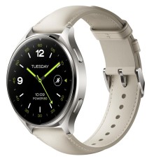 Смарт-часы Xiaomi Watch 2 Titan Gray Case With White Leather Strap M2320W1 (BHR9306GL) (Вскрытая упаковка)