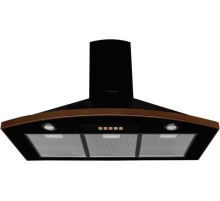 Вытяжка Kuppersberg/ Настенная вытяжка, ширина 90 см, отвод/рециркуляция, 650 м3/час, электронное управление, 3 скорости, галогеновое освещение 2х20 Вт, анодированные алюминиевые жироулавливающие фильтры, таймер, угольный фильтр С6С (опция), 42 дБ, цвет ч