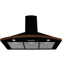 Вытяжка Kuppersberg/ Настенная вытяжка, ширина 90 см, отвод/рециркуляция, 650 м3/час, электронное управление, 3 скорости, галогеновое освещение 2х20 Вт, анодированные алюминиевые жироулавливающие фильтры, таймер, угольный фильтр С6С (опция), 42 дБ, цвет ч