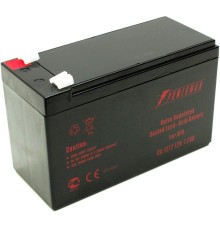 Батарея POWERMAN Battery CA1272, напряжение 12В, емкость 7Ач,макс. ток разряда 105А, макс. ток заряда 2.1А, свинцово-кислотная типа AGM, тип клемм F2, Д/Ш/В 151/65/94, 2.21 кг./ Battery POWERMAN Battery CA1272, voltage 12V, capacity 7Ah, max. discharge cu