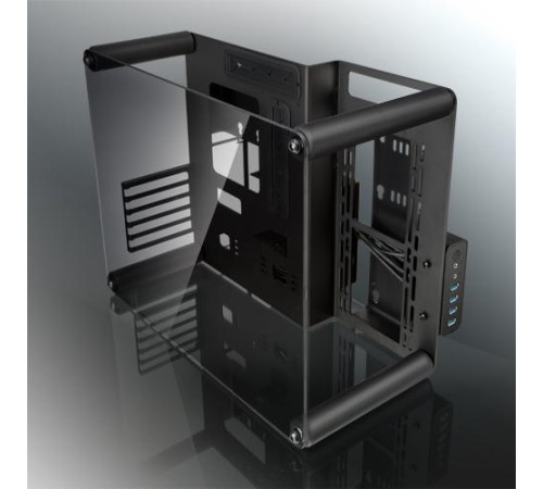корпус Raijintek PAEAN M (Micro-ATX, Aluminum Open frame case; Aluminum 3.0mm + SGCC 1.0mm; 4.0mm Tempered Glass; USB3.0 *2 + USB2.0*2; 5 PCI slots)
