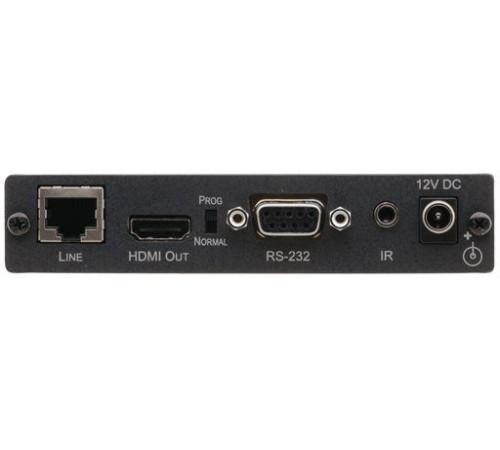 Приемник HDMI, RS-232 и ИК по витой паре HDBaseT; до 70 м, поддержка 4К60 4:2:0/ 4K60 4:2:0 HDMI HDCP 2.2 Receiver  with RS–232 & IR over Long–Reach HDBaseT