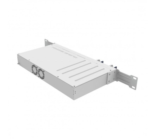 Коммутатор/ CRS504-4XQ-IN Cloud Router Switch with Quad-Core A9531 650 MHz CPU, 16 x 25G port 98DX4310 switch chip, 64 MB RAM, 4 x 100G QSFP28 ports, 1 x 100Mbit Eth port for management, RouterOS L5, desktop case