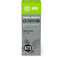 -/ Чернила Cactus CS-T6731BK 673 черный 70мл для Epson Inkjet Photo L800/L801/L810/L850