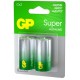 Батарейка C Алкалиновые батарейки GP Super Alkaline G-Tech 14А типоразмера C - 2 шт. на блистере (2 шт.)