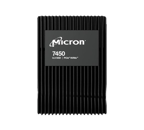 Твердотельный накопитель Micron 7450 MAX 6.4TB NVMe U.3 (15mm) PCIe NVMe Gen4 1x4 (v1.4) R6800/W5600MB/s 3D TLC MTTF 2М 1M/400K IOPS 35000TBW SSD Enterprise Solid State Drive, 1 year, OEM