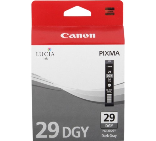 Картридж/ IJ CARTRIDGE PGI-29 DGY EUR/OCN Картридж/ IJ CARTRIDGE PGI-29 DGY EUR/OCN