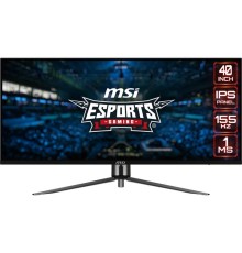 Монитор MSI MAG 401QR 40" 21:9 QWQHD(3440x1440) IPS Flat,1ms(MPRT), HDR 400, 1000:1,100M:1,400nit,178/178,2xHDMI 2.0,1xDP 1.4,USB-C,2xUSB 2.0 Type-A,USB 2.0 Type-B Tilt,VESA,155HZ,Black,1y war-ty