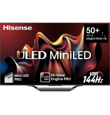 Телевизор ЖК 85'' Hisense/ 85", Ultra HD, Full Array LED, 120Гц, Smart TV (ОС VIDAA U7), Wi-Fi, DVB-T2/T/C/S2/S, HDR 10+, Dolby Vision, Dolby Atmos, Bluetooth, 2х10W+20W, CI+(1.4), 4хHDMI, 2хUSB, Works with Alexa, Alexa Built-in, GA, VIDAA Voice, Yan