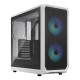 Корпус ПК без блока питания/ Case Fractal Design Focus 2 RGB, Midi-Tower, 2x140mm RGB, 2xUSB-A 3.2 ATX, mATX, mITX White