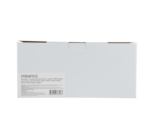 Картридж Fplus черный 15000 стр. для Lexmark MS321, MS421, MS521, MS621, MX321, MX421, MX521, MX522, MX622 (аналог 56F5H0E)