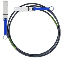 Кабель медный пассивный, QSFP28/ Mellanox® Passive Copper cable, IB EDR, up to 100Gb/s, QSFP28, 2m, Black, 30AWG