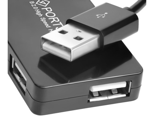 Greenconnect USB 2.0 Разветвитель GCR-UH244B на 4 порта 0,15m , black Greenconnect USB 2.0 Разветвитель GCR-UH244B на 4 порта 0,15m , black
