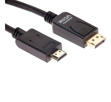 Кабель-переходник/ Кабель-переходник DisplayPort M-> HDMI M 4K@60Hz 1.8m VCOM (CG609-1.8M)