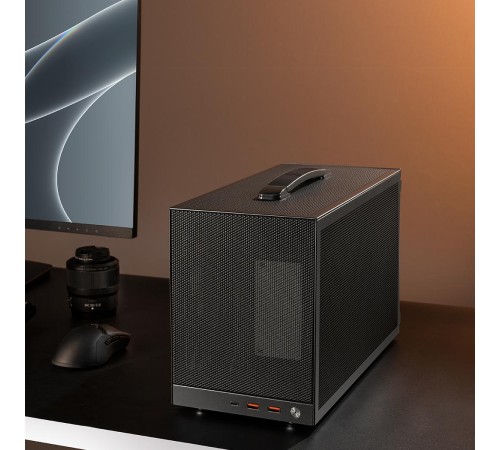 Корпус без блока питания/ Case PCCooler K101 MESH GY 3F, Mini-Tower, Mesh, 3x120mm, 2xUSB-A 3.0 + 1xUSB-C 3.1, SFX PSU Support, mITX Grey Корпус без блока питания/ Case PCCooler K101 MESH GY 3F, Mini-Tower, Mesh, 3x120mm, 2xUSB-A 3.0 + 1xUSB-C 3.1, SFX PSU Support, mITX Grey