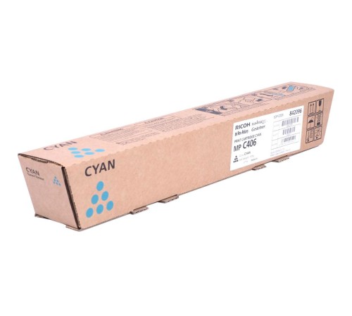 Тонер-картридж тип MP C406 голубой/ Print Cartridge Cyan MP C406 Тонер-картридж тип MP C406 голубой/ Print Cartridge Cyan MP C406