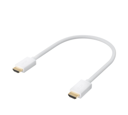 Greenconnect Кабель 0.3m HDMI версия 2.0 HDR 4:2:2, Ultra HD, 4K 60 fps 60Hz/5K*30Hz, 3D, AUDIO, 18.0 Гбит/с, 28/28 AWG, OD7.3mm, тройной экран, белый, GCR-HM761-0.3m Greenconnect Кабель 0.3m HDMI версия 2.0 HDR 4:2:2, Ultra HD, 4K 60 fps 60Hz/5K*30Hz, 3D, AUDIO, 18.0 Гбит/с, 28/28 AWG, OD7.3mm, тройной экран, белый, GCR-HM761-0.3m