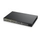 Kоммутатор/ Zyxel GS1900-48HPv2 Smart L2 PoE + switch, rack 19 ", 48xGE (24xPoE +), 2xSFP, PoE budget 170 W