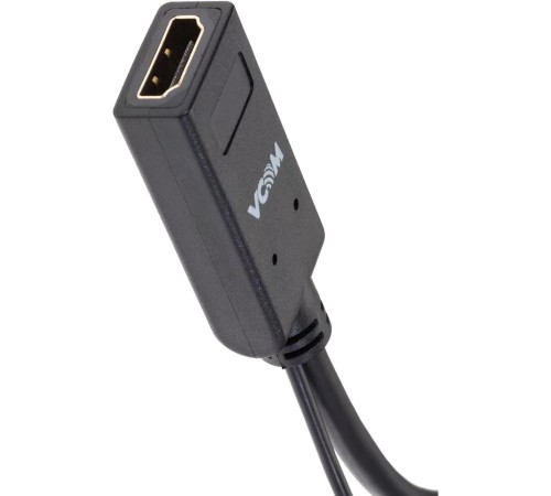 Кабель-переходник/ Кабель-переходник HDMI(F) +USB---> miniDP(M) 0.15m  4K*30Hz VCOM<CG497-0.15>