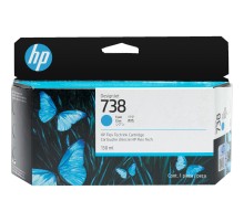 Картридж/ HP 738 130-ml Cyan DesignJet Ink Cartridge