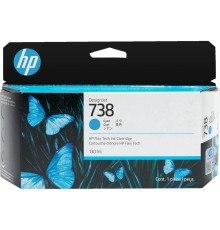 Картридж/ HP 738 130-ml Cyan DesignJet Ink Cartridge