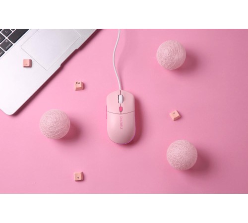 Мышь проводная Dareu LM121 Pink (розовый), DPI 800/1600/2400/6400, тихий щелчок, подсветка RGB, размер 116x35x60мм, 1,8м Мышь проводная Dareu LM121 Pink (розовый), DPI 800/1600/2400/6400, тихий щелчок, подсветка RGB, размер 116x35x60мм, 1,8м