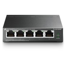 коммутатор TP-Link TL-SG1005P, 5-Port Gigabit Desktop Switch with  4-Port PoE+, 65 W