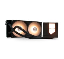 Водяное охлаждение для процессора/ Water Cooling System HSPD W1240 ARGB BLACK (280, 240mm, Black, ARGB/ Fans: 2x120mm, 71CFM, 27dBA, 1800RPM/ Pump height 62mm, 30dBA, 2500RPM, Rad thickness 27mm/ S: 1851, 1700, 1200, 20XX, 115X, AM5, AM4)