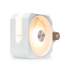 Кулер для процессора/ CPU Cooler HSPD A116 WHITE ARGB (250W, 4-pin PWM, 155mm, Al/Cu, 6x6mm, ARGB, 1x120mm, 68CFM, 25dBA, 1650RPM, S: 1851/1700/1200/20XX/115X/13XX, AM5/AM4/AM3/AM2/AM3+/AM2+/FM2/FM1, white)
