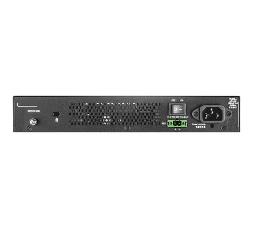 Коммутатор/ Managed L2 Switch 8x1000Base-T, 2x1000Base-X SFP, Surge 6KV, CLI, RJ45 Console, RPS, Dying Gasp