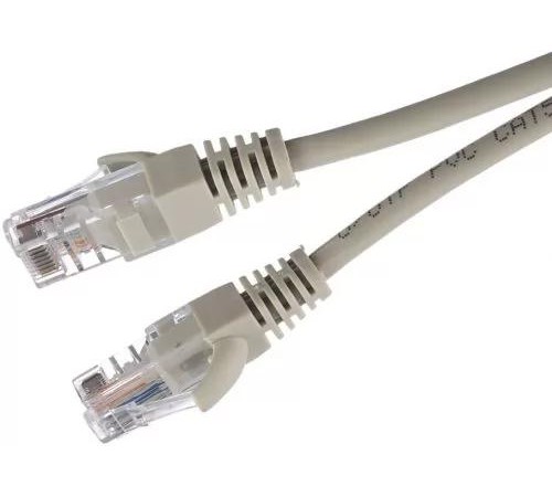 Патч-корд/ Патч-корд GoPower RJ-45 (m)-RJ-45 (m) 10.0м кат.5е ПВХ 26AWG серый в пакете (1/25)