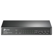 коммутатор TP-Link TL-SF1009P, 9-Port 10/100 Mbps Desktop Switch with 8-Port PoE+, 65 W, 250m