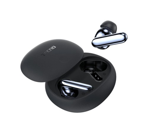 Tecno Беспроводные Bluetooth наушники TU01 серый/grey Tecno Беспроводные Bluetooth наушники TU01 серый/grey