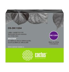 -/ Картридж ленточный Cactus CS-DK11204 DK-11204 черный для Brother P-touch QL-500, QL-550, QL-700, QL-