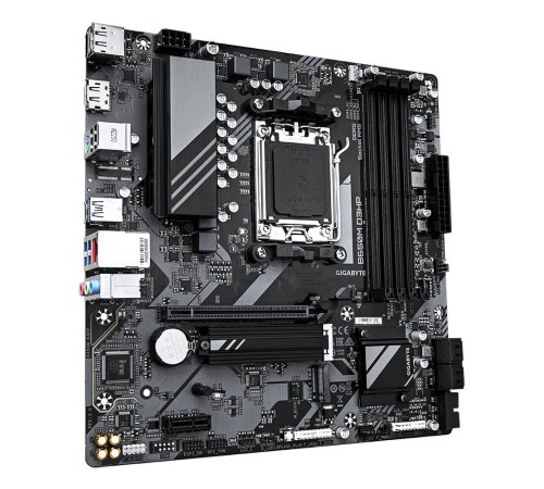 Материнская плата/ MB GIGABYTE AMD B650 sAM5, 4xDDR5(192GB), HDMI 2.1/2xDP, 1xPCIe 4.0x16, 1xPCIe 3.0, 1xLAN (2.5GbE), Wi-Fi, BT, 4xSATA 6Gb/s, 2xM.2, 1xUSB-C, 3xUSB 3.2, 2xUSB 2.0, 1xPS/2, mATX Материнская плата/ MB GIGABYTE AMD B650 sAM5, 4xDDR5(192GB), HDMI 2.1/2xDP, 1xPCIe 4.0x16, 1xPCIe 3.0, 1xLAN (2.5GbE), Wi-Fi, BT, 4xSATA 6Gb/s, 2xM.2, 1xUSB-C, 3xUSB 3.2, 2xUSB 2.0, 1xPS/2, mATX