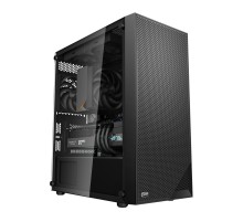 Корпус без блока питания/ Case PCCooler C3B310 BK, Mini-Tower, TG, Mesh, no fans, 2xUSB-A 2.0 + 1xUSB-A 3.0, mATX, mITX Black