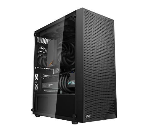 Корпус без блока питания/ Case PCCooler C3B310 BK, Mini-Tower, TG, Mesh, no fans, 2xUSB-A 2.0 + 1xUSB-A 3.0, mATX, mITX Black Корпус без блока питания/ Case PCCooler C3B310 BK, Mini-Tower, TG, Mesh, no fans, 2xUSB-A 2.0 + 1xUSB-A 3.0, mATX, mITX Black