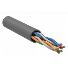 Каб. в. п. U/UTP кат. 5 CCA 4 пары PVC 1м сер. GENERICA