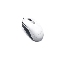 Мышь DX-125, USB, белая (white, optical 1000dpi, подходит под обе руки) (Мятая упаковка)
