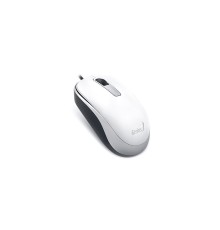 Мышь DX-125, USB, белая (white, optical 1000dpi, подходит под обе руки)