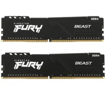 Оперативная память Kingston 64GB 3200MHz DDR4 CL16 DIMM (Kit of 2) FURY Beast Black