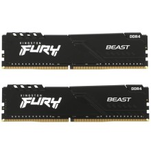 Оперативная память Kingston 64GB 3200MHz DDR4 CL16 DIMM (Kit of 2) FURY Beast Black