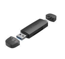 Картридер Vention USB 3.0 A+C (SD+TF) Черный