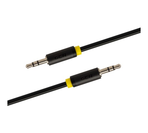 Greenconnect Кабель аудио 0.25m jack 3,5mm/jack 3,5mm черный, желтая окантовка, ультрагибкий, 28 AWG, M/M, Premium GCR-AVC1114-0.25m, экран, стерео Greenconnect Кабель аудио 0.25m jack 3,5mm/jack 3,5mm черный, желтая окантовка, ультрагибкий, 28 AWG, M/M, Premium GCR-AVC1114-0.25m, экран, стерео